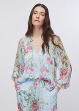 Load image into Gallery viewer, LIU JO Print Blouse in Floral Light Blue
