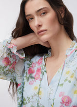 Load image into Gallery viewer, LIU JO Print Blouse in Floral Light Blue
