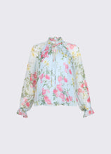 Load image into Gallery viewer, LIU JO Print Blouse in Floral Light Blue
