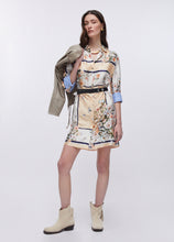 Load image into Gallery viewer, LIU JO Printed Dress in Blue Stripe Bloom
