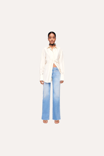 Cambio Tess Wide Leg Jeans in Summer Contrast