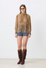 Suncoo Lux Leopard Print Blouse