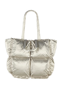 Marc Aurel Puffer Bag in Taupe