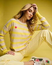 Load image into Gallery viewer, Lisa Todd Subtle Love Sweater in Almond/Butter
