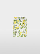 Load image into Gallery viewer, Marc Cain Lemon Print Denim Skirt
