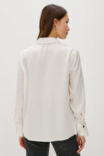 Load image into Gallery viewer, Rails Abbey Silk Shirt in Ivory
