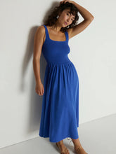 Load image into Gallery viewer, Nation Adeline Midi Dress in Lapis
