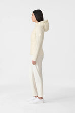 Load image into Gallery viewer, Mackage Agatha Quilted Mixed Media Jacket in Cream
