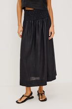 Load image into Gallery viewer, Rails Alessa Skirt in Black Linen

