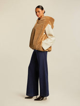 Load image into Gallery viewer, Beaumont Anjana Faux Fur Vest in Dark Camel
