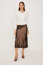 Load image into Gallery viewer, Rails Anya Satin Skirt in Espresso
