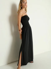 Load image into Gallery viewer, Nation Anya Tube Dress in Black
