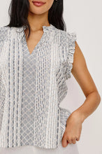 Load image into Gallery viewer, Rails Arlene Top in Striped Eyelet
