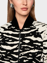 Load image into Gallery viewer, Marc Cain Printed Jacket in Black
