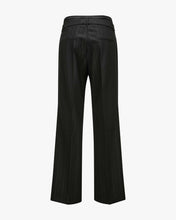 Load image into Gallery viewer, Cambio Amelie Double Waist Pinstripe Pant in Black
