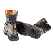 Load image into Gallery viewer, A.S.98 Leather Boots in Black/Grey
