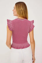 Load image into Gallery viewer, Rails Bryn Top in Berry Stripe
