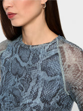 Load image into Gallery viewer, Marc Cain Mesh Top in Niagara Mist
