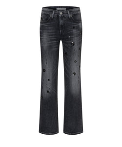 Cambio Francesca Crystal Jeans in Modern Black Used