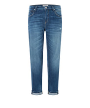 Load image into Gallery viewer, Cambio Kerry Jeans in Eco Dark Destroyed
