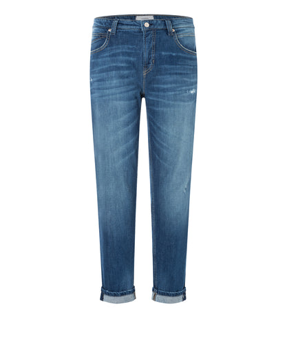 Cambio Kerry Jeans in Eco Dark Destroyed