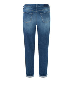 Cambio Kerry Jeans in Eco Dark Destroyed