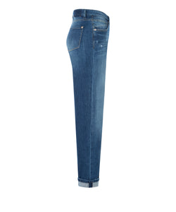 Cambio Kerry Jeans in Eco Dark Destroyed