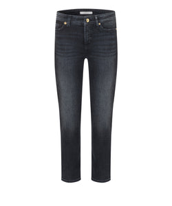 Cambio Piper Cropped in Dark Cozy Well Worn