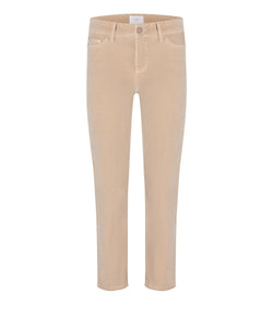 Cambio Piper Cropped Pant in Oat
