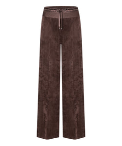 Cambio Ava Double Jog Pant in Coffee