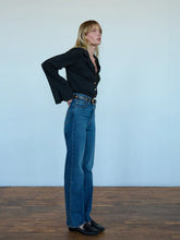 Load image into Gallery viewer, Nation LTD. Cassidy Button Up Top in Black
