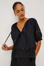 Load image into Gallery viewer, Rails Catalene Top in Black Embroidery
