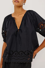 Load image into Gallery viewer, Rails Catalene Top in Black Embroidery
