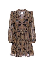 Load image into Gallery viewer, Misa Los Angeles Lilly Dress in Studded Flora Chiffon
