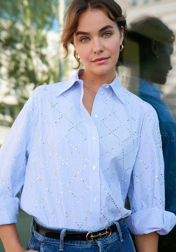 Princess Goes Hollywood Blouse in Dazzling Blue