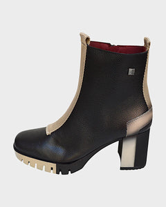 Jose Saenz Boots in Black/Taupe