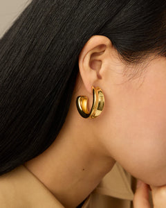 Jenny Bird Doune Hoops in Gold