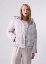 Load image into Gallery viewer, LIU JO Printed Nylon Jacket in Off White
