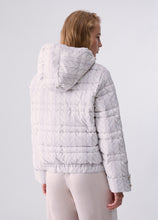 Load image into Gallery viewer, LIU JO Printed Nylon Jacket in Off White

