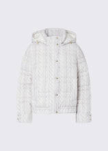 Load image into Gallery viewer, LIU JO Printed Nylon Jacket in Off White
