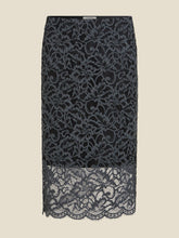 Load image into Gallery viewer, Beaumont Alina Lace Skirt in Off Black
