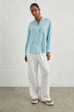 Load image into Gallery viewer, Rails Elle Shirt in Saltan Stripe
