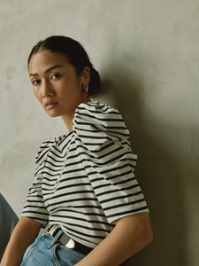 Nation Emery Top in Cross Walk Stripe