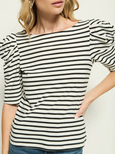 Load image into Gallery viewer, Nation Emery Top in Cross Walk Stripe
