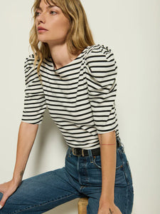 Nation Emery Top in Cross Walk Stripe