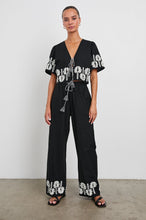 Load image into Gallery viewer, Rails Emmie Pant in Black Ivory Palm Trees
