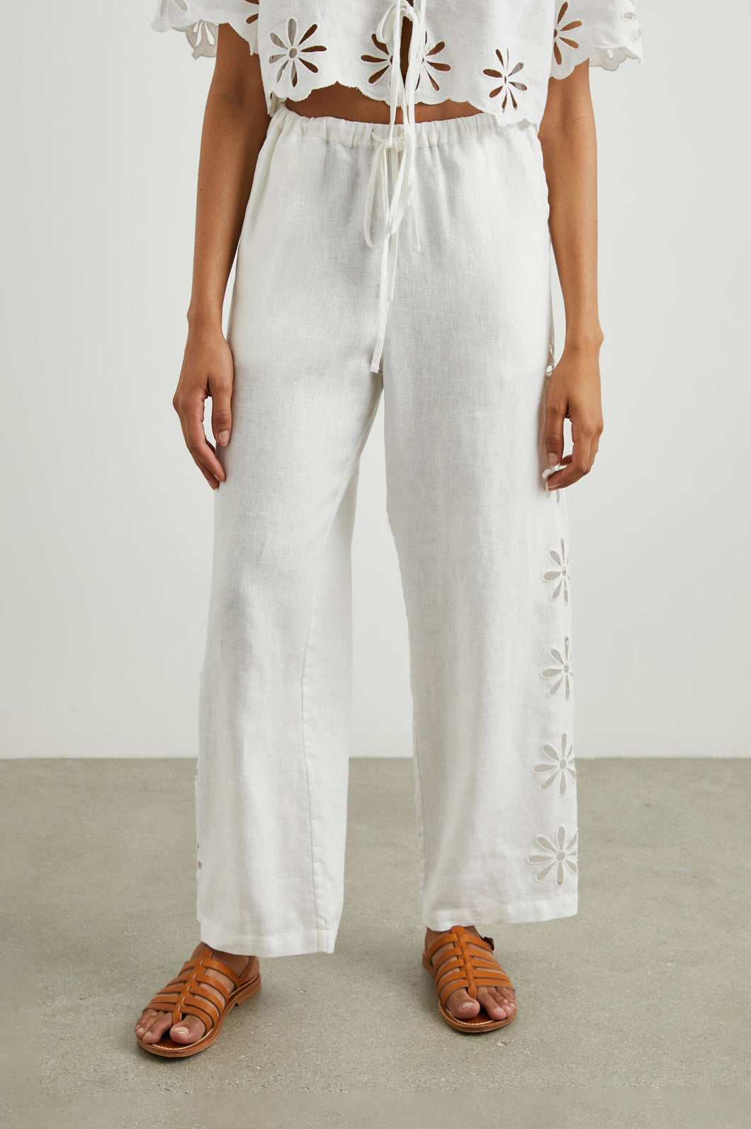 Rails Emmie Pant in White Eyelet