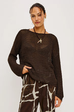 Load image into Gallery viewer, Rails Evangeline Sweater in Espresso
