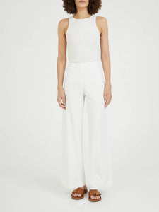 Seductive Kimberly Light Jersey Pant in White
