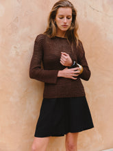 Load image into Gallery viewer, Rails Evangeline Sweater in Espresso
